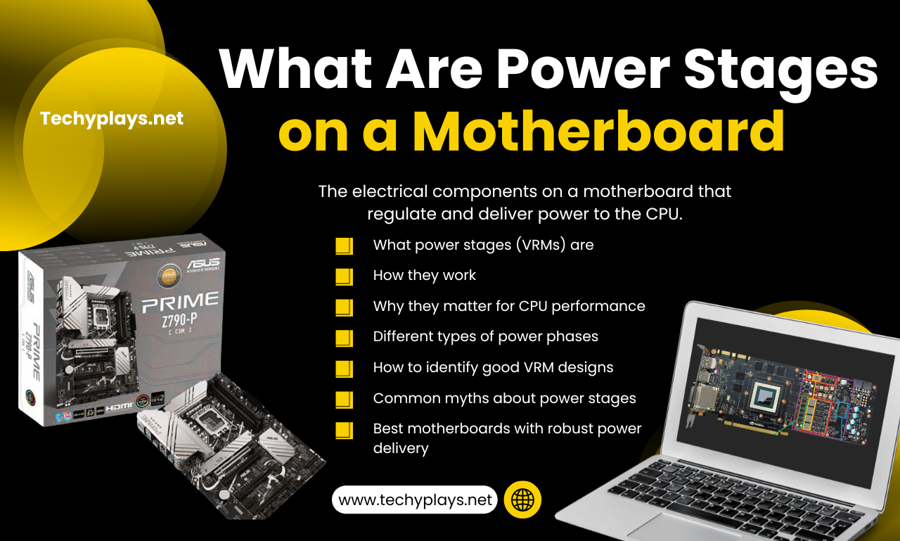 Power Stages on a Motherboard