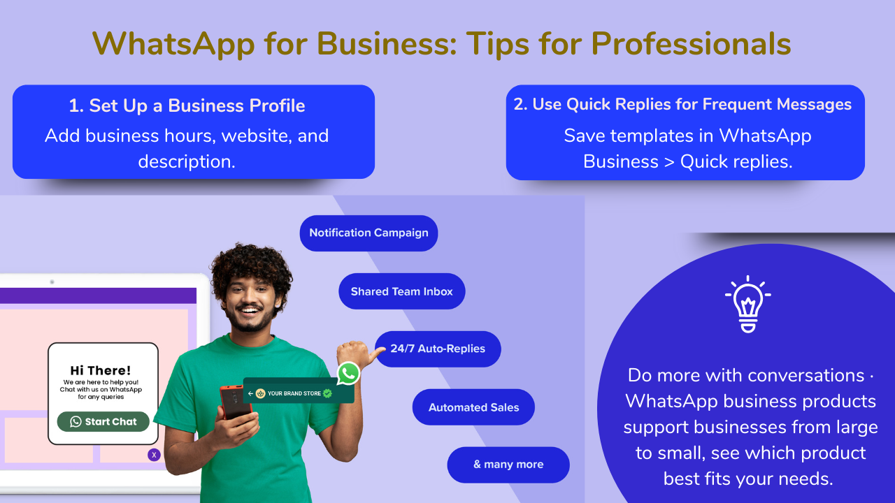 WhatsApp for Business: Tips for Professionals